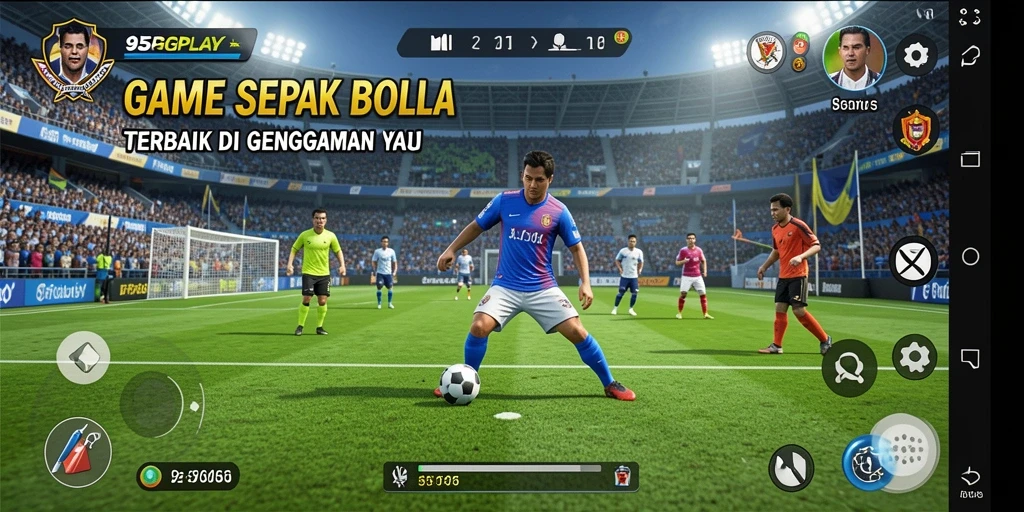 Tampilan gameplay 95PGPLAY yang menegangkan dengan aksi di lapangan.