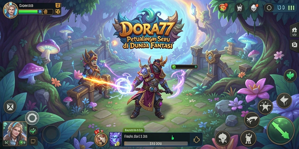 Screenshot DORA77 menampilkan gameplay yang penuh aksi dan visual memukau.