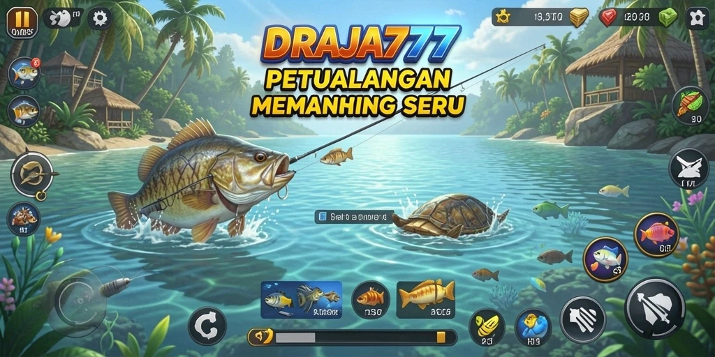 Tangkapan ikan yang luar biasa di DRAJA777 dengan grafis memukau.