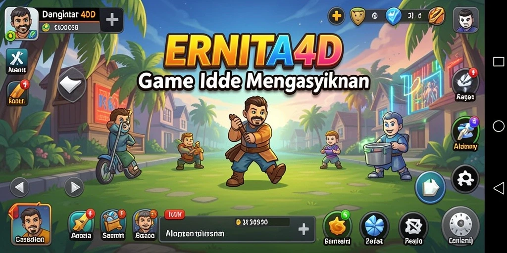 Screenshot gameplay <strong>ERNITA4D</strong> menampilkan momen penuh aksi dalam dunia Idle.
