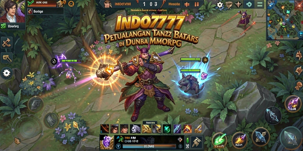 Tampilan gameplay seru dalam <strong>INDO777</strong> yang memperlihatkan pertarungan antar pemain.