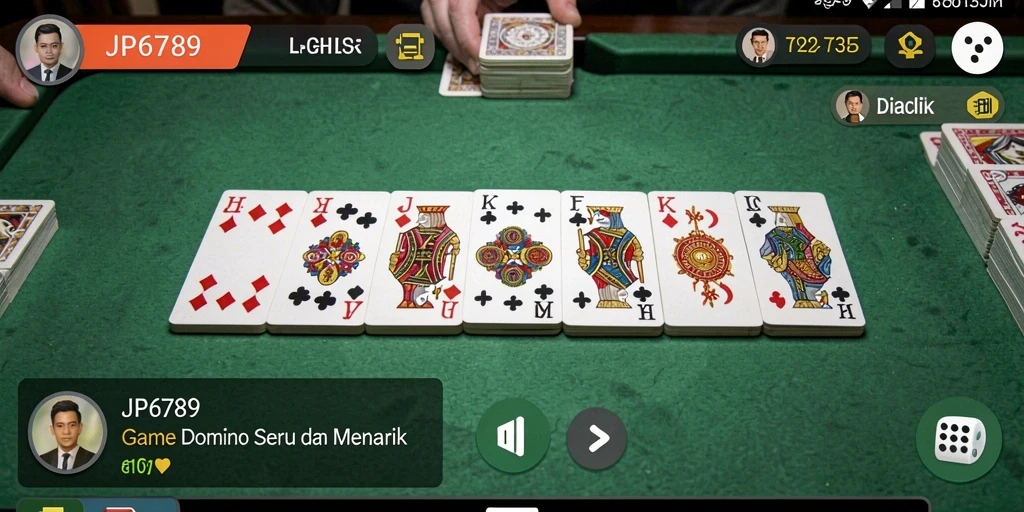 Tampilan menarik gameplay JP6789 dengan aksi seru Domino.