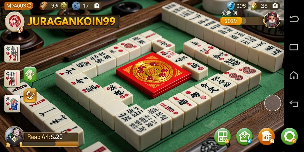 Tampilan gameplay yang menegangkan dan penuh strategi di JURAGANKOIN99.