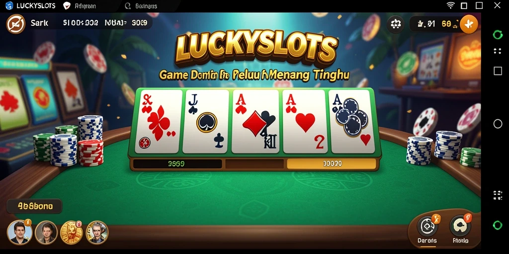 Tampilan gameplay yang dinamis dan menarik dalam LUCKYSLOTS.