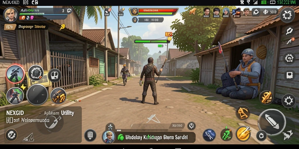 Screenshot NEXGID menampilkan antarmuka pengguna yang sederhana dan mudah digunakan.