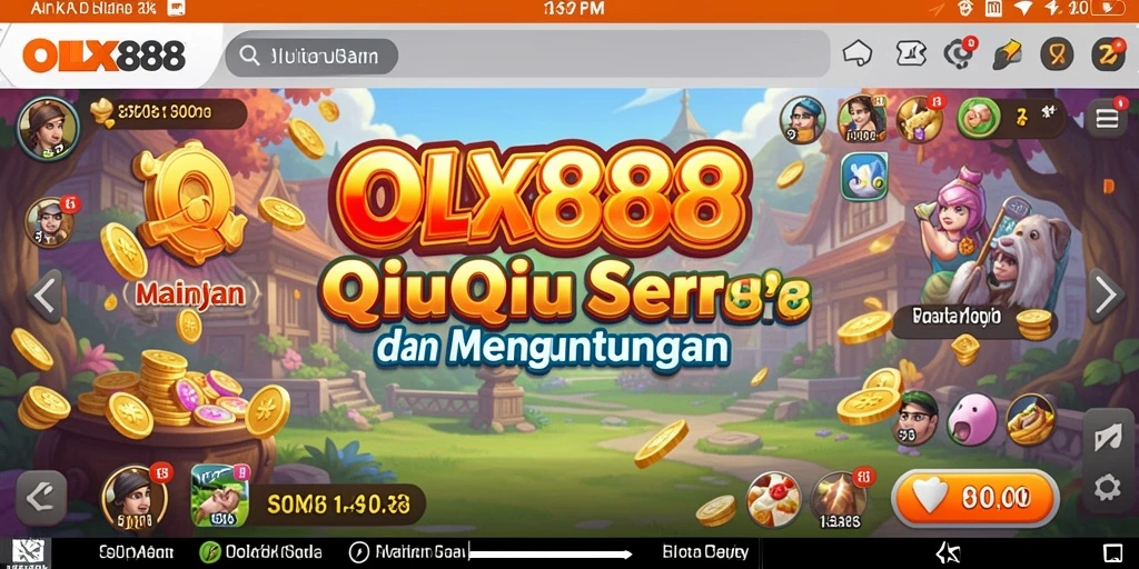 Tampilan menarik dari OLX888 saat bermain QiuQiu.