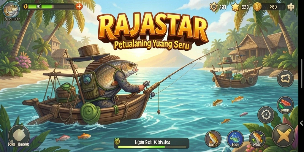 Tangkapan ikan besar di RAJASTAR dengan grafik menawan.