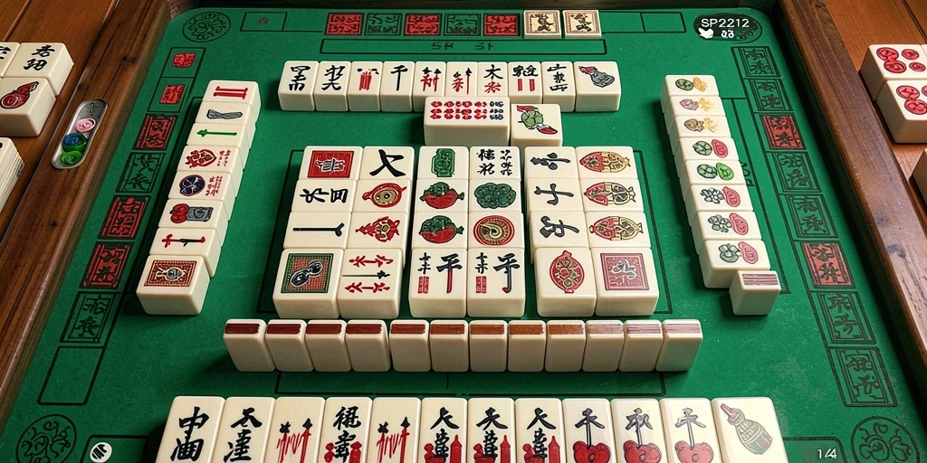 Gameplay menarik Mahjong SP212 dengan desain grafis yang memukau.