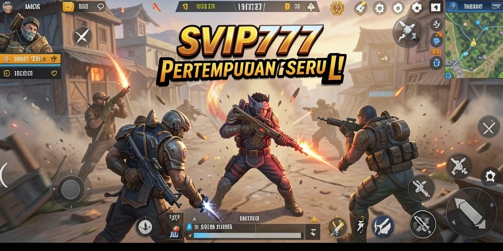 Gameplay intens dan seru dalam SVIP777 Battle Royale.