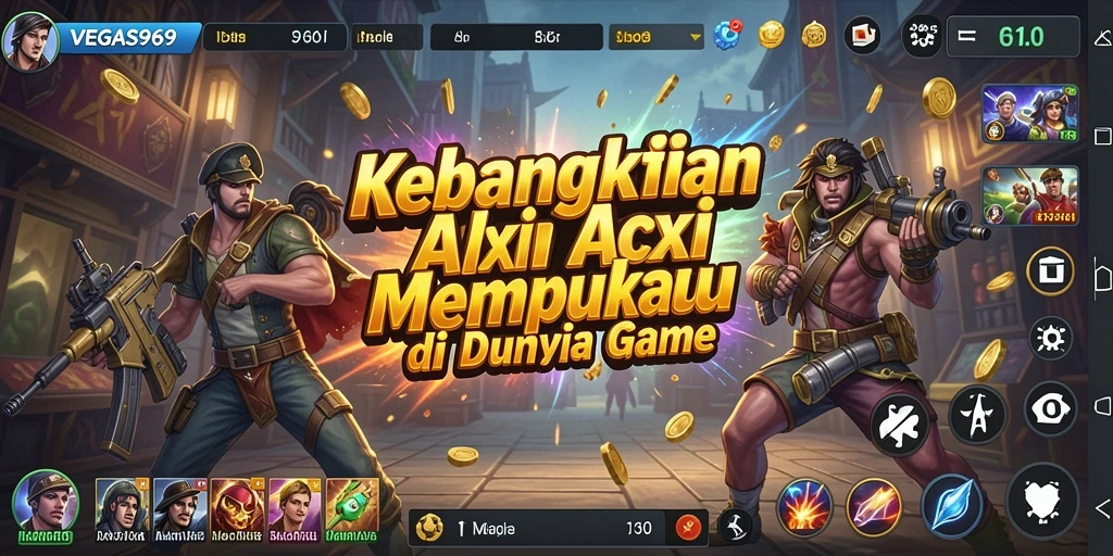 Tampilan aksi seru dalam gameplay VEGAS969 dengan grafis yang menawan.